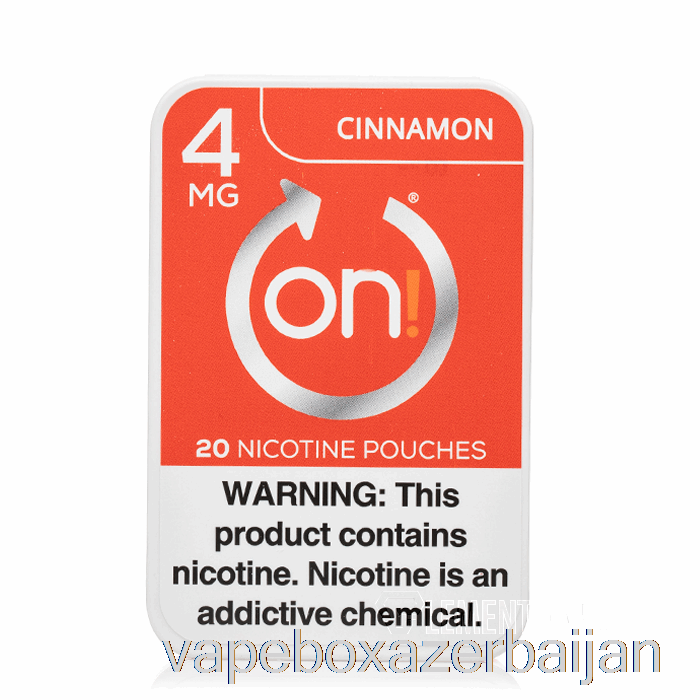 E-Juice Vape ON! Nicotine Pouches - CINNAMON 4mg